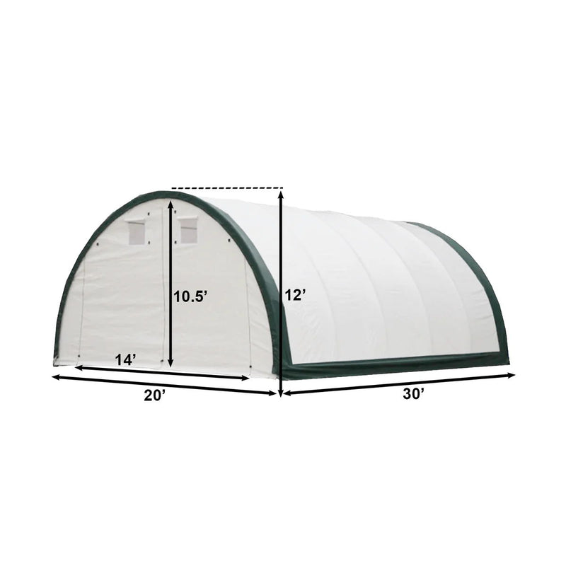 Single Truss Arch Storage PE Shelter