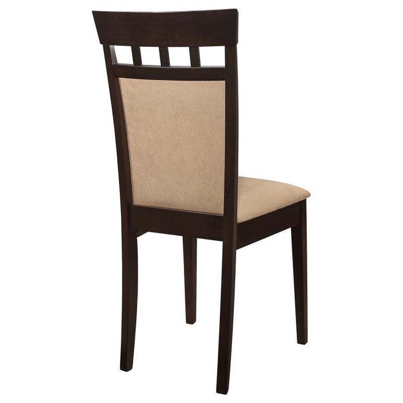 Gabriel - Closed BackSide Chairs (Set of 2) - Cappuccino - Atlantic Fine Furniture Inc