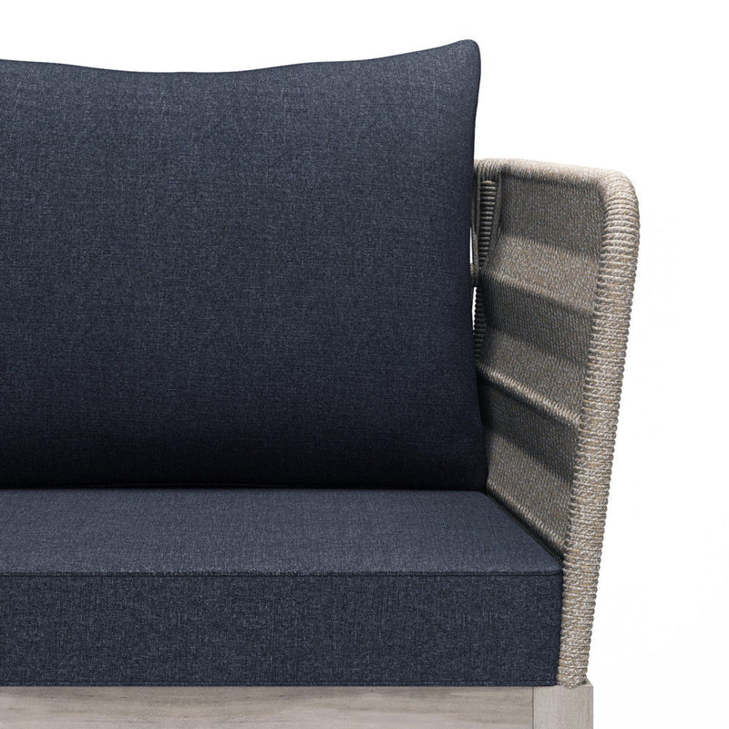 Santiago - Outdoor Conversation Chair - Slate Gray