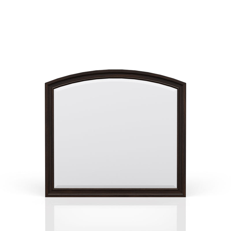 Elegant Design Mirror - Dark Cherry