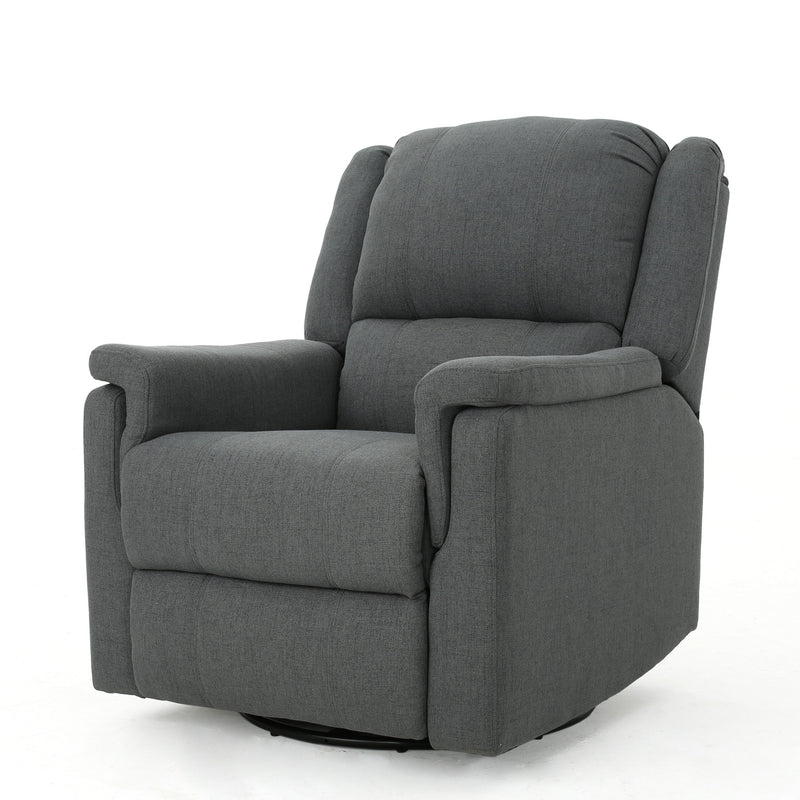 Glider Recliner With Swivel, Manual Reclining Chair