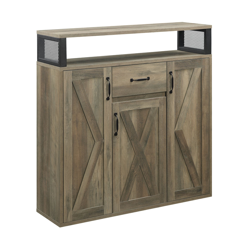 Abiram - Rustic Server - Oak