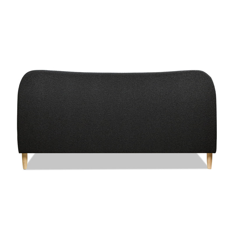 Roman - Curved Headboard Upholstered Platform Bed