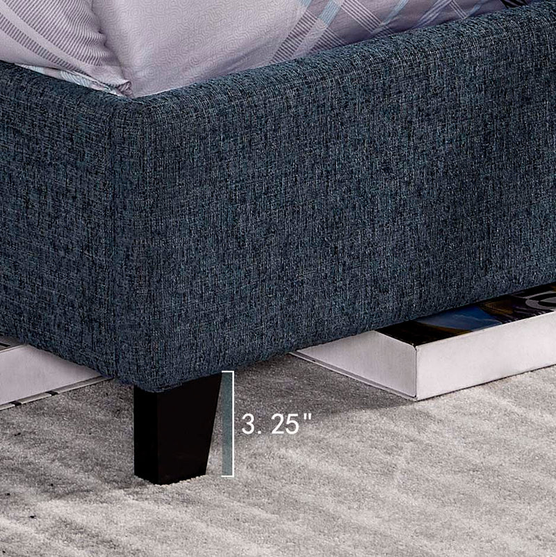 Squares Upholstered Platform Bed