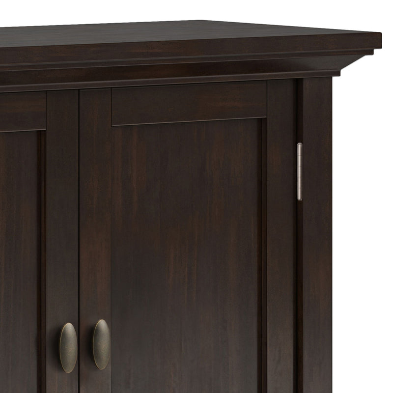 Redmond - Low Storage Cabinet - Brunette Brown