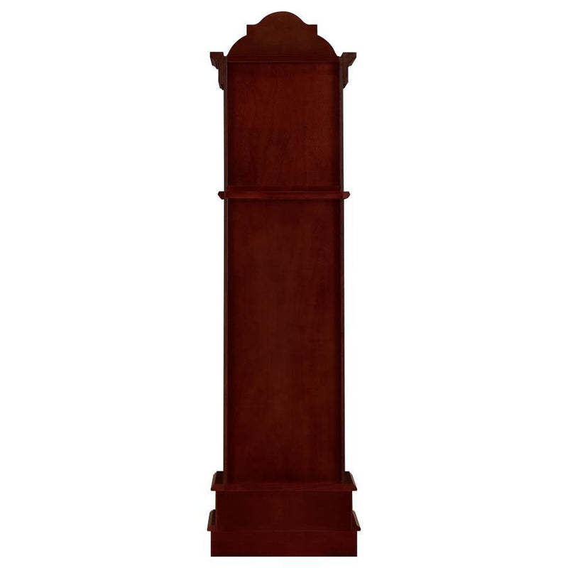 Diggory - Grandfather Clock With Adjustable Chime - Brown Red