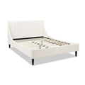 Aspen - Vertical Tufted Modern Headboard Platform Bed Set