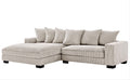 Luxe - Oversized 2 Piece Sectional Couches For Living Room, L Shaped Sofa With Chaise