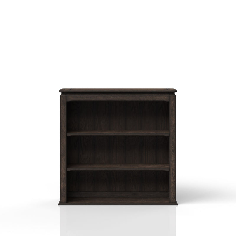 Two Shelf Bookcase Hutch - Chocolate