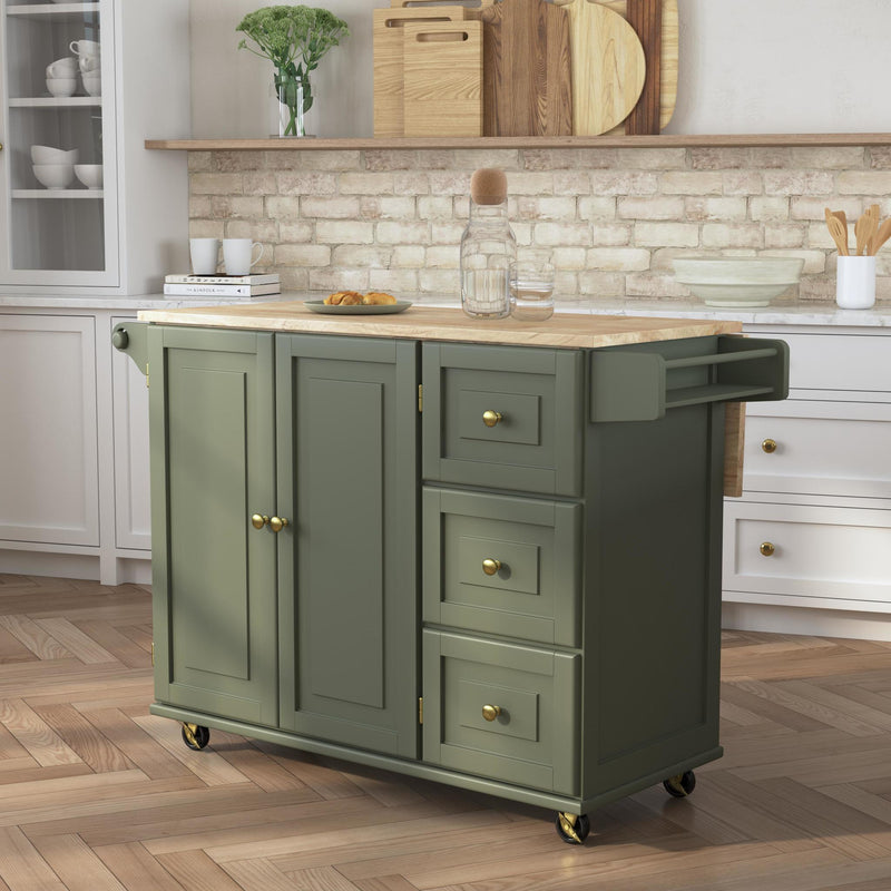 Dolly Madison - Drop Leaf Kitchen Cart