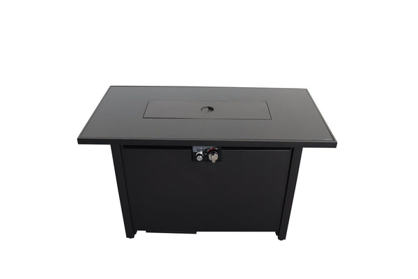 Fiber Reinforced Propane / Natural Gas, Fire Pit Table - Charcoal