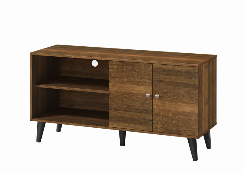 Amidon - TV Stand, With 2 Storage Shelves And 1 Cabinet