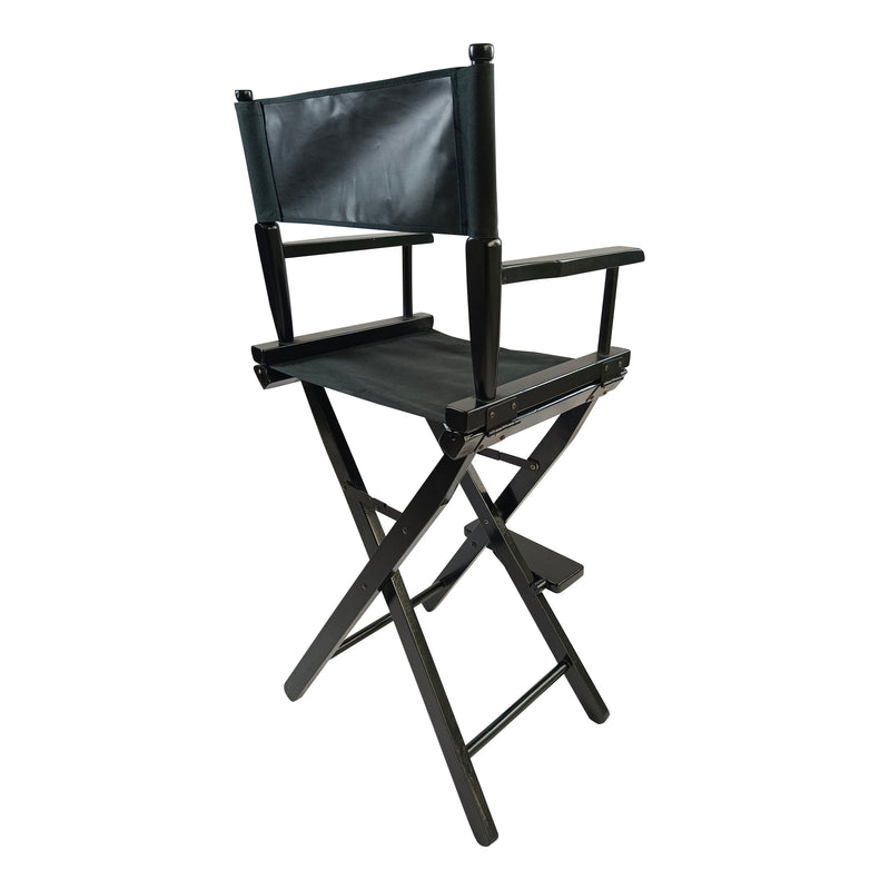 Casual Home Director's Chair, Foldable Style, Suitable For Adults (Set of 2) - Black