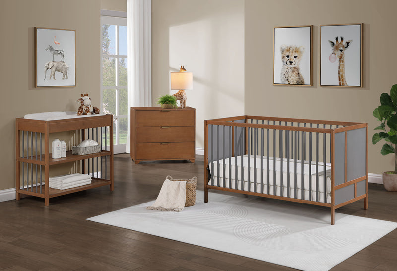 Pixie Finn - 3-in-1 Crib - Walnut