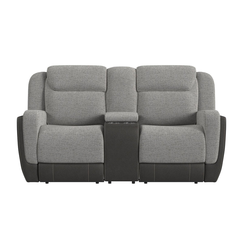 Hornet - Motion Loveseat With Console