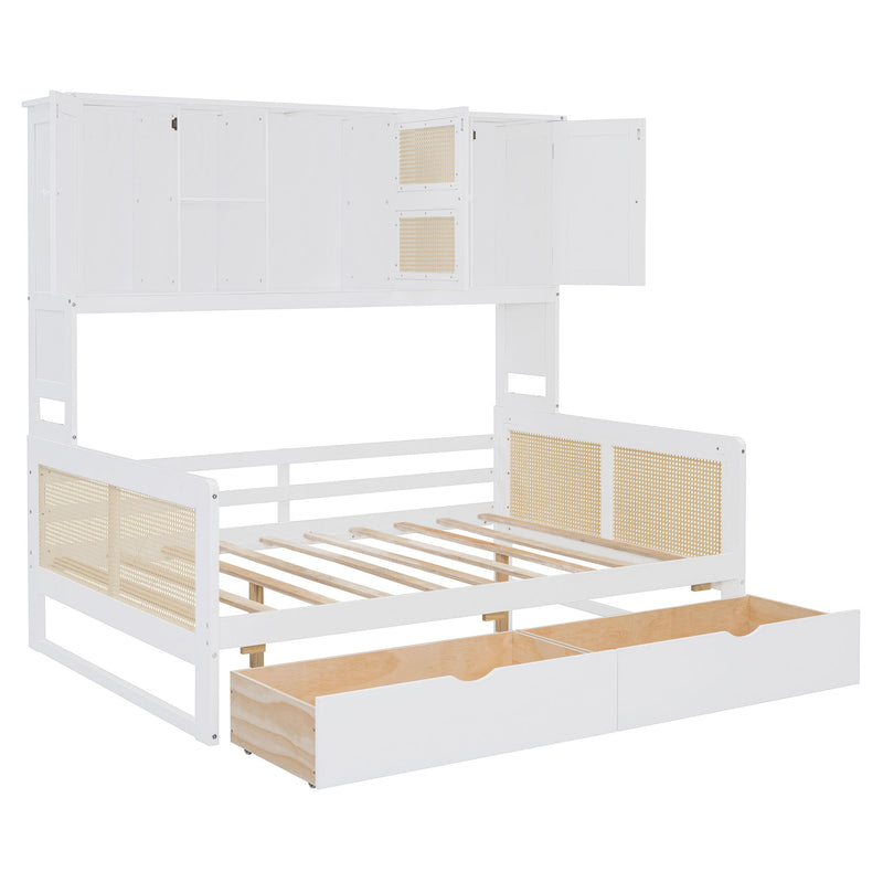 Daybed And All In One Cabinet And Shelf