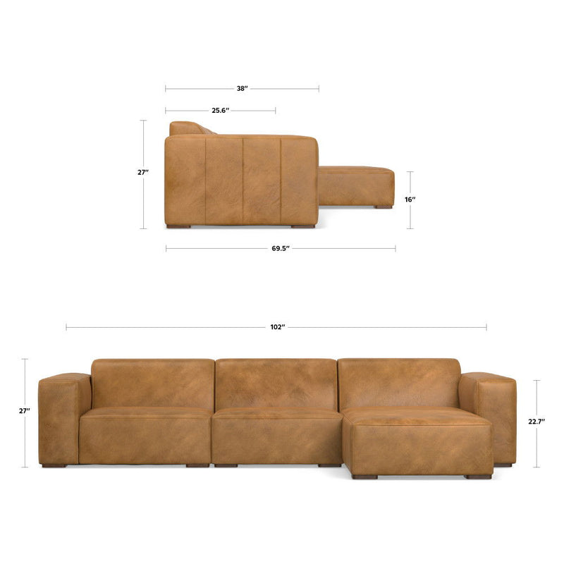 Rex - Handcrafted Sectional Sofa