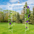 Metal Garden Arch Iron Garden Arbors Gazebo Dia High Birdcage Shape Pergola Pavilion For Wedding Ceremony