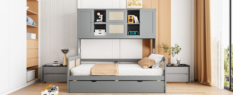 Daybed And All In One Cabinet And Shelf