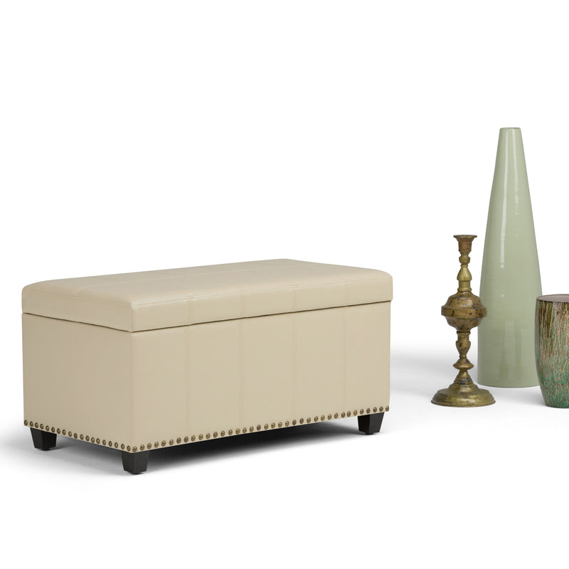 Amelia - Transitional Storage Ottoman Bench