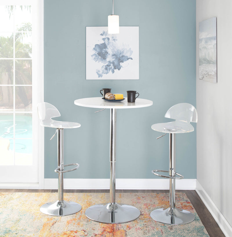 Elia - Contemporary Adjustable Bar Table