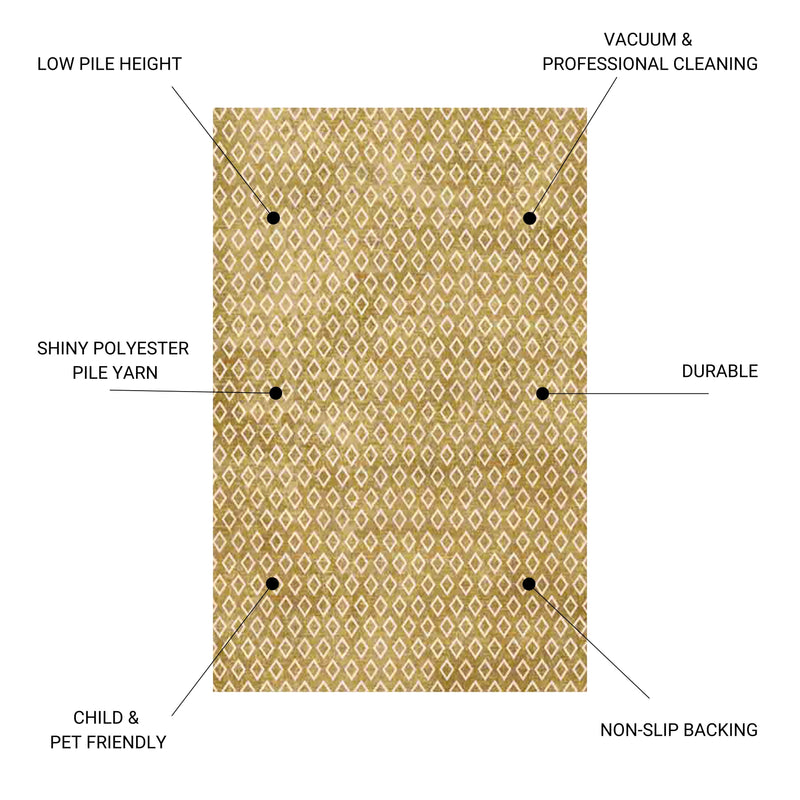 Macau - Non - Slip Accent Rug, Versatile Design