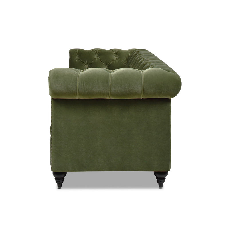 Alto - Tufted Chesterfield Sofa - Olive Green