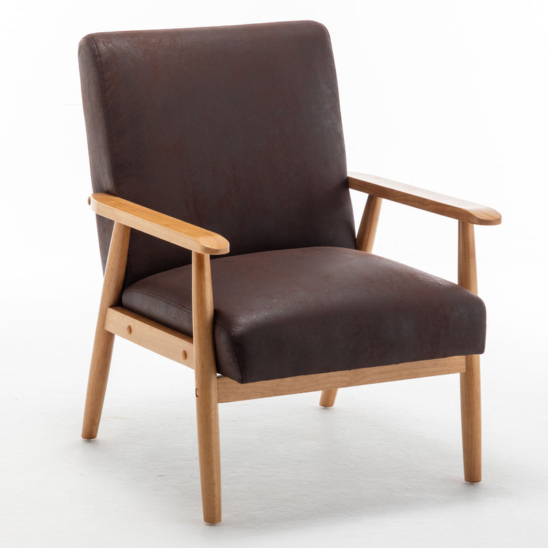 Wide Classic Mid-Century Modern Arm Chair