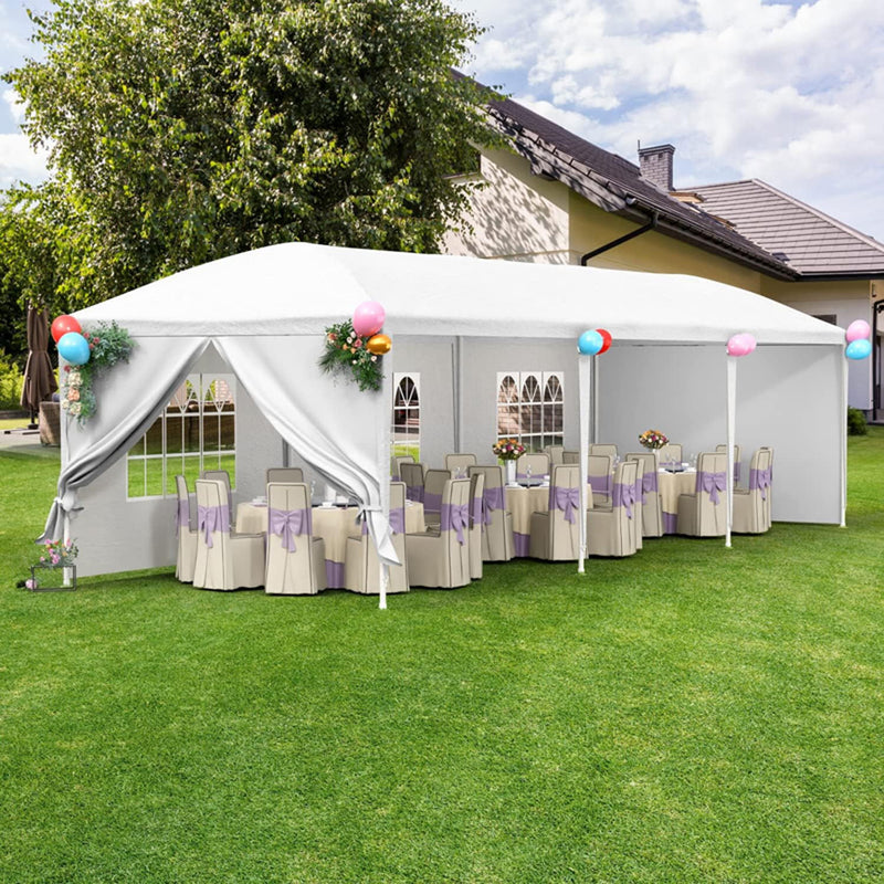 10X20' Outdoor Garden Gazebo Wedding Party Tent Canopy Marquee With Removable Sidewalls