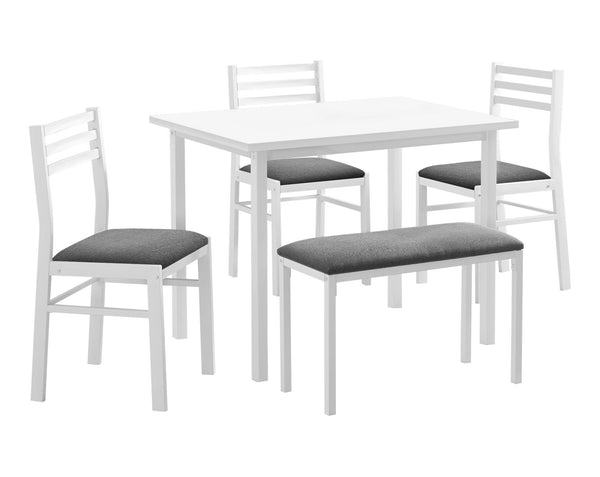 Dining Set, 5 Pieces Set, Rectangular, Small, Contemporary & Modern