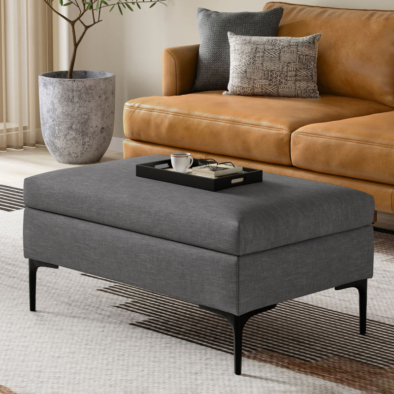 Rebecca - Multifunctional Coffee Table Storage Ottoman With Lift Up Lid