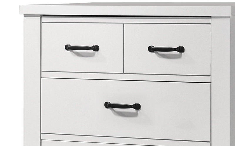 Cassini - 5 Drawer Chest - White