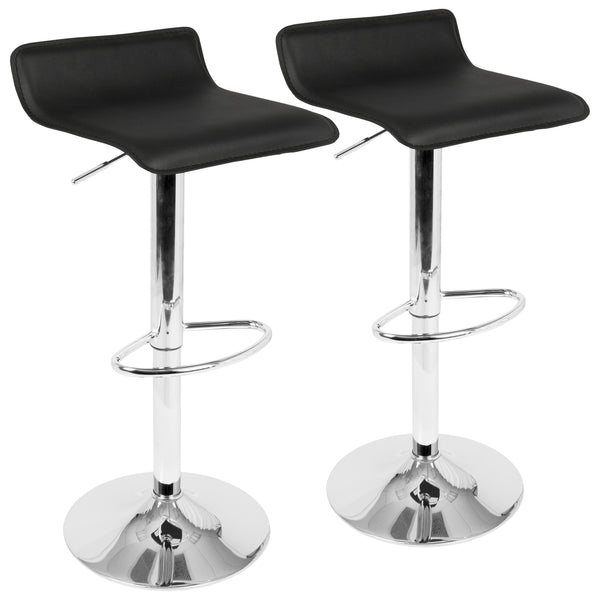 Ale - Contemporary Adjustable Barstool (Set of 2)