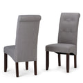 Cosmopolitan - Deluxe Tufted Parson Upholstered Chair (Set of 2)