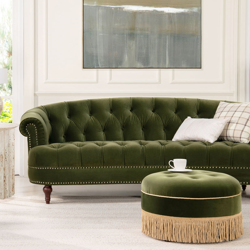 La Rosa - Victorian Chesterfield Tufted Sofa