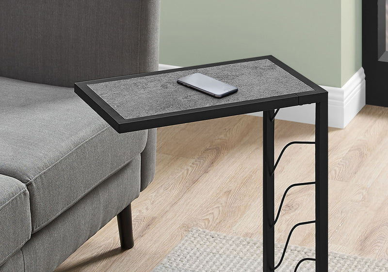 Accent Table, C - Shaped, Contemporary & Modern Convenient Design