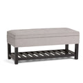 Cosmopolitan - Storage Ottoman Bench With Open Bottom