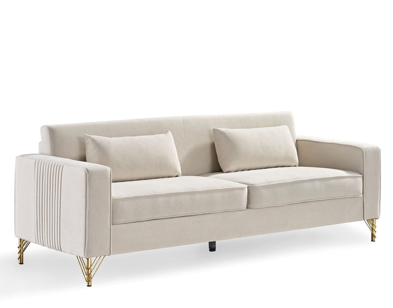 Aesthetic 3 Seater Couch With Classic Modern Appeal And Luxurious Soft Comfort