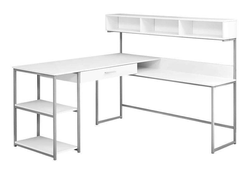 Computer Desk, Home Office, Corner, Storage Drawers, L Shape, Laptop, Contemporary & Modern