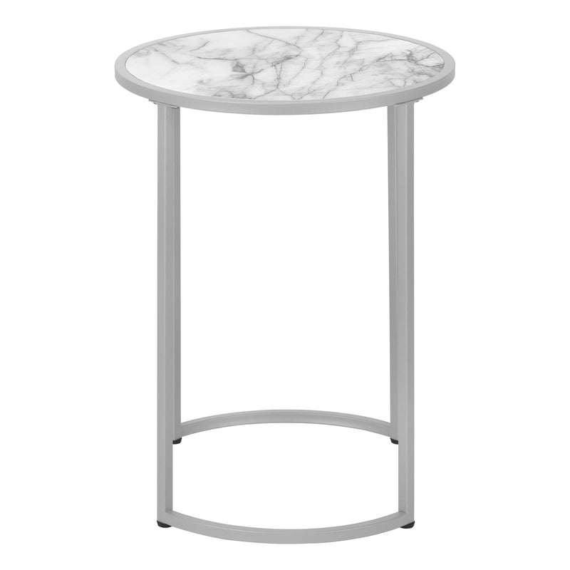 Round Accent Side Table, Contemporary & Modern