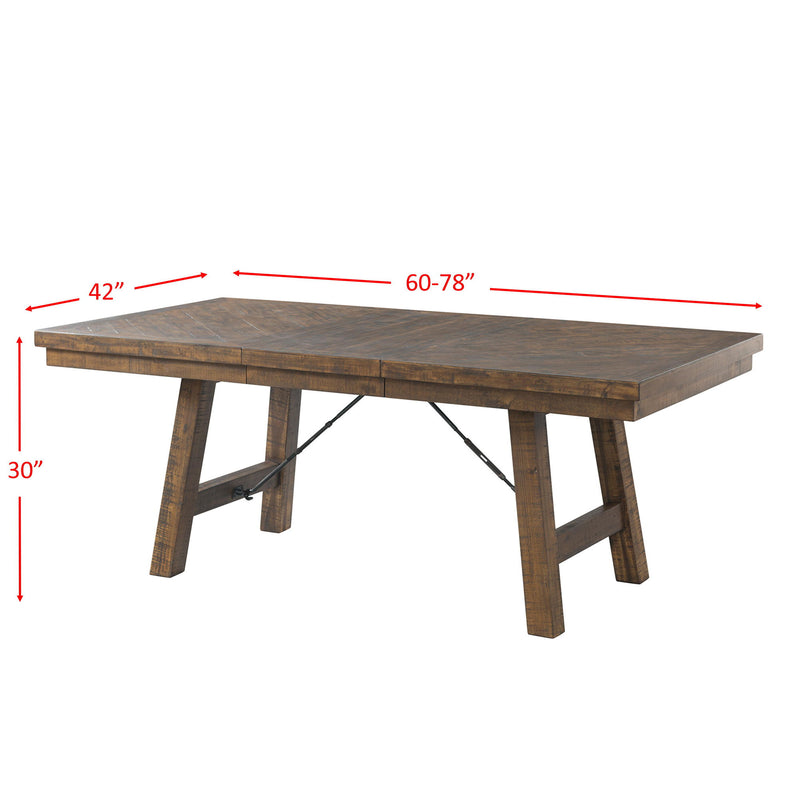 Jax - Dining Table - Dark Walnut