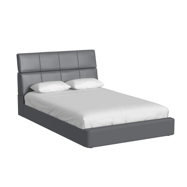 Valari - Full PU Bed - Gray