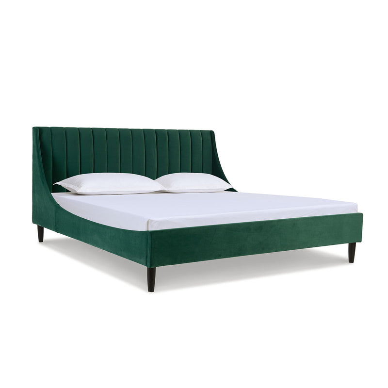 Aspen - Vertical Tufted Modern Headboard Platform Bed Set