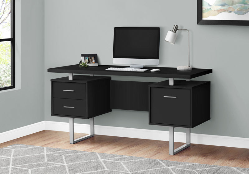 Computer Desk For Home Office, Laptop, Left, Right Set - Up, Storage Drawers, Contemporary & Modern