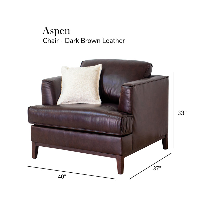 Aspen - Top Grain Leather Chair