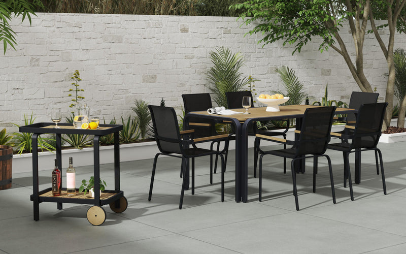 Finn - Rectangular Dining Table - Black