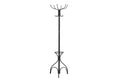 Coat Rack, Hall Tree, Free Standing, 12 Hooks, Entryway, 70"H, Umbrella Holder, Contemporary & Modern