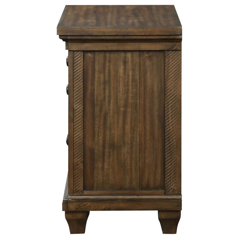 Bennington - 2-Drawer Nightstand - Acacia Brown