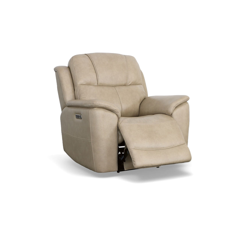 Crew - Power Recliner With Power Headrest & Lumbar - Black