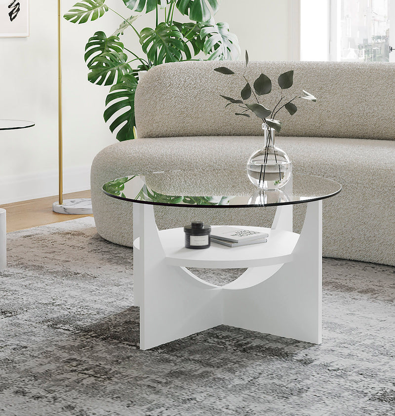 U - Shaped Contemporary Coffee Table